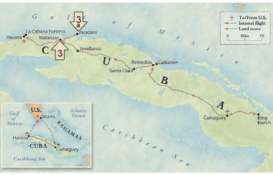 Cuba Map--Matanzas