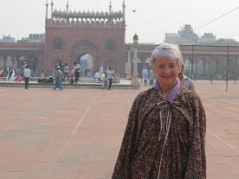 Nancy at Jama Masjid