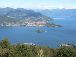 Looking across Lake Maggiore