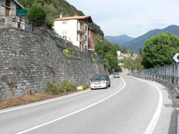 On the road to Varenna