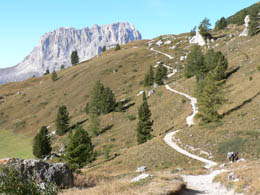 View of trail from Dantercrepies