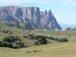 View of Alpe di Siusi