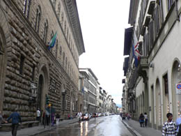 Rainy day in Florence