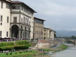 Arno River bank
