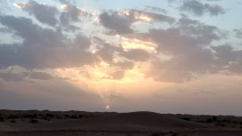 Sahara sunrise