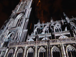 Strasbourg Cathedral light show