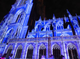 Strasbourg Cathedral light show