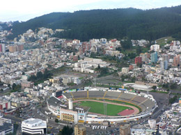 Quito fútbol (soccer) stadium