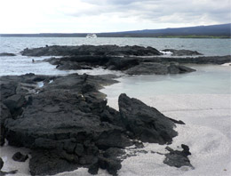 Lava shoreline