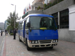 Our bus in Quito